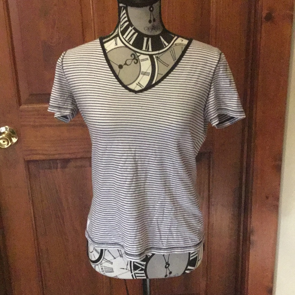 Black and white striped t-shirt